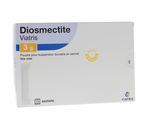 Diosmectit 3g Beutel Pulver zur Herstellung einer trinkbaren Suspension in Beuteln von Viatris - Packung mit 60 Beuteln - image 1