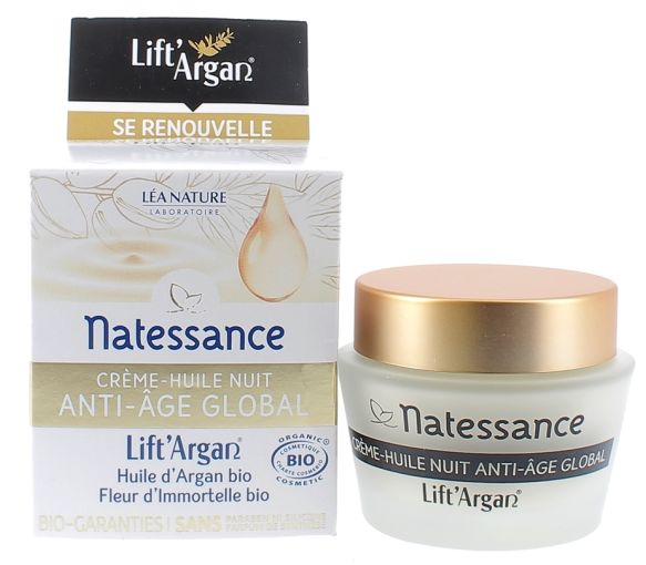 Göttliche unsterbliche Nachtölcreme Lift'Argan - 50 ml Tiegel
