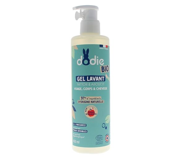 Bio-Waschgel Dodie - Pumpflasche 400ml