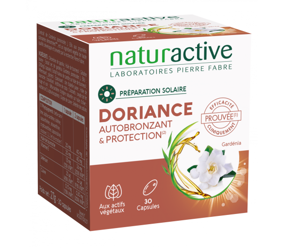 Doriance Selbstbräuner und Schutz Naturactive - Packung mit 30 Kapseln - image 1