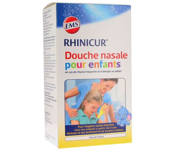 Nasendusche für Kinder Rhinicur - Box mit einer Nasendusche + 4 Beuteln mit Nasenspül-Salz für Kinder - image 1