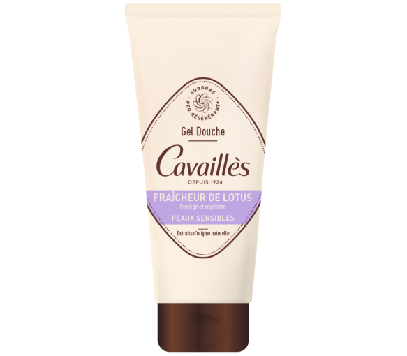 Duschgel für empfindliche Haut mit Lotusfrische Rogé Cavaillès - Tube mit 200 ml