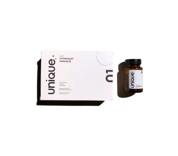 Duo Hydration & Immunität Einzigartig - Box mit 30 Ampullen + 30 feuchtigkeitsspendenden Boostern - image 1
