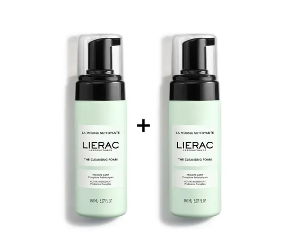 Die reinigende Mousse von Lierac - 2er-Pack Pumpflaschen à 150ml Sonderangebot - image 1