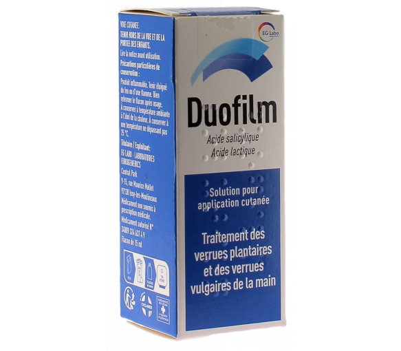 Duofilm Lösung zur lokalen Anwendung - Flasche mit 15 ml - image 1