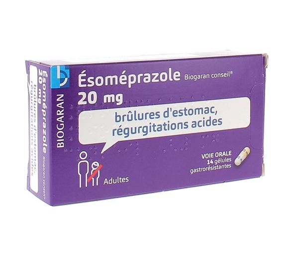 Esomeprazol 20 mg Biogaran Beratung - 14 magensaftresistente Kapseln