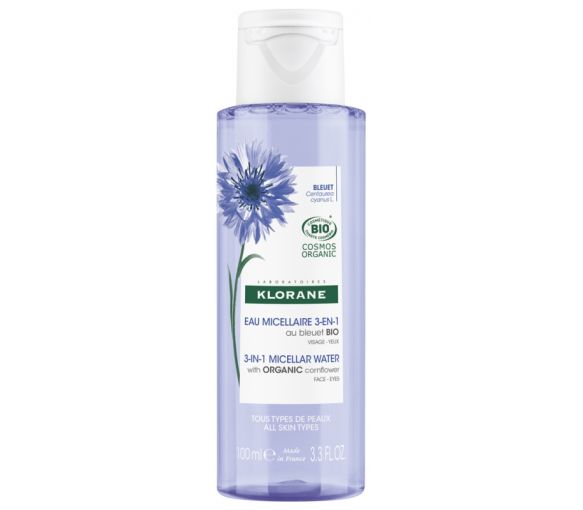 Mizellenwasser 3 in 1 mit Bio-Borretsch Klorane - Flasche mit 100 ml - image 1