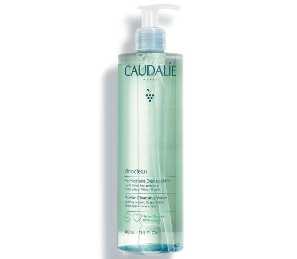 Mizellen-Reinigungswasser Vinoclean Caudalie - Pumpflasche mit 400 ml