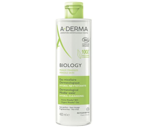 Biologie Mizellenwasser dermatologisch hydra-reinigend A-Derma - Flasche 400ml - image 1