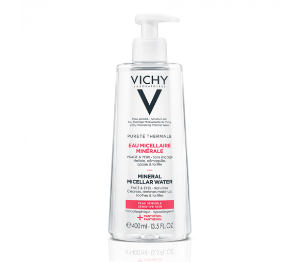Mineralisches Mizellenwasser für empfindliche Haut Vichy - Pumpflasche 400 ml