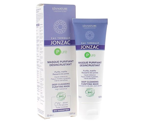 Thermalwasser Jonzac reinigende Bio-Maske Léa Nature - Tube mit 50 ml