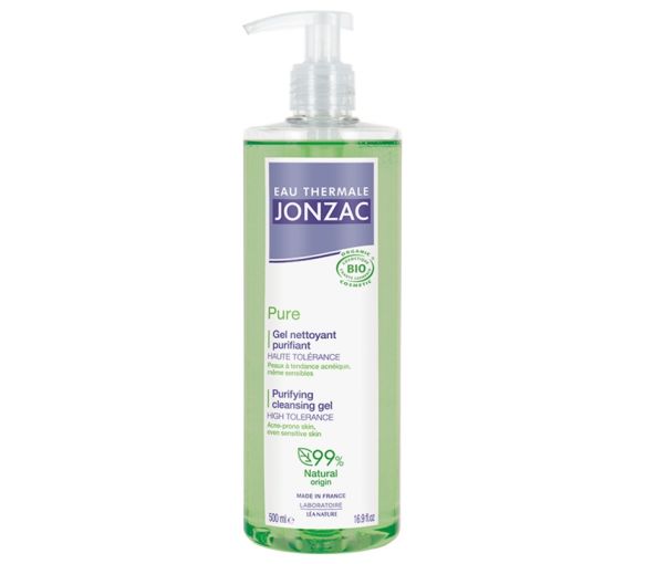 Thermalwasser Jonzac Pure reinigendes Gel Léa Nature - Pumpflasche mit 500 ml