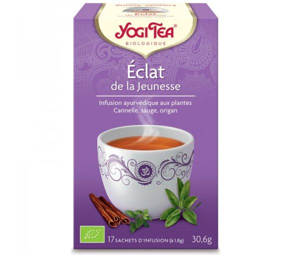 Eclat der Jugend BIO Yogi Tea - Schachtel mit 17 Beuteln