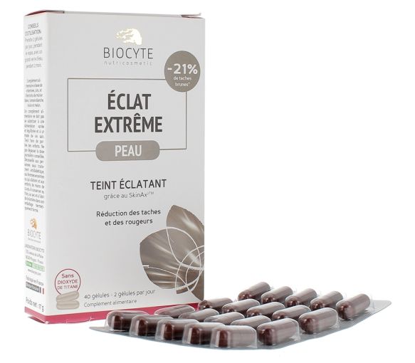 Extreme Glow Haut Biocyte - Box mit 40 Kapseln