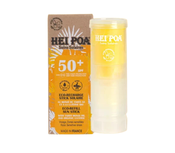Eco-Nachfüllpack Sonnenstick für das Gesicht SPF50 Hei Poa - Stick mit 15g