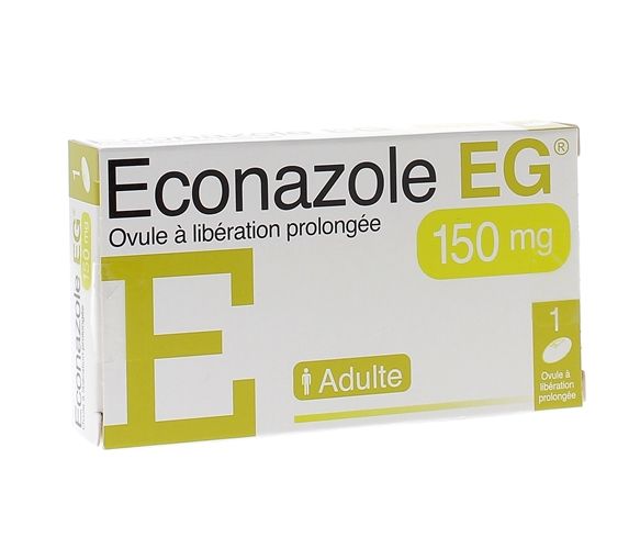 Econazol L.P. 150 mg Zäpfchen EG Labor - Packung mit 1 Zäpfchen