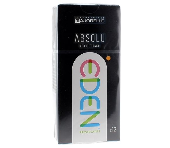 Eden Kondome Absolut ultra-dünn Laboratoire Majorelle - Schachtel mit 12 Kondomen