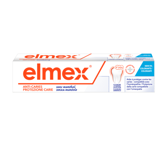 Elmex mentholfreies Zahnpasta - 75 ml Tube