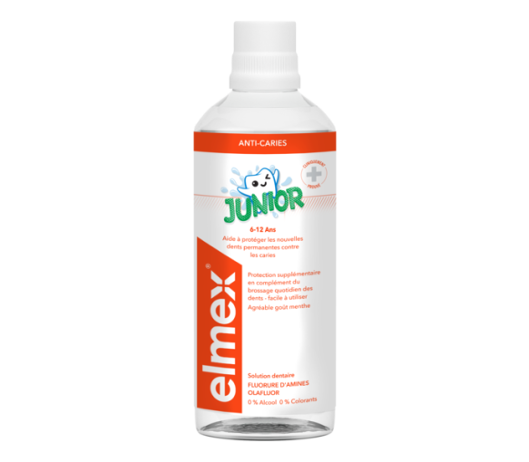 Junior Zahnpasta 6-12 Jahre Elmex - Flasche mit 400 ml