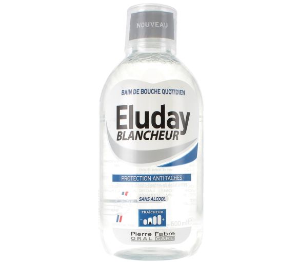 Eluday Blancheur Mundspülung täglich Pierre Fabre - Flasche mit 500 ml