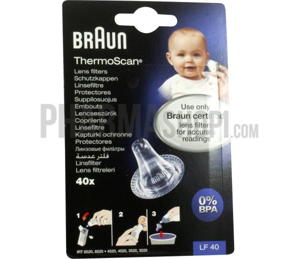 Einwegspitzen für Braun Ohrthermometer - Packung mit 10 Spitzen