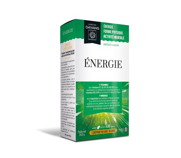 Energie Dayang - Packung mit 30 Tabletten