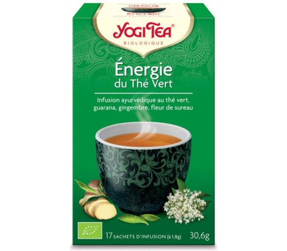 Energie des grünen BIO Tees Yogi Tea - Box mit 17 Beuteln - image 1