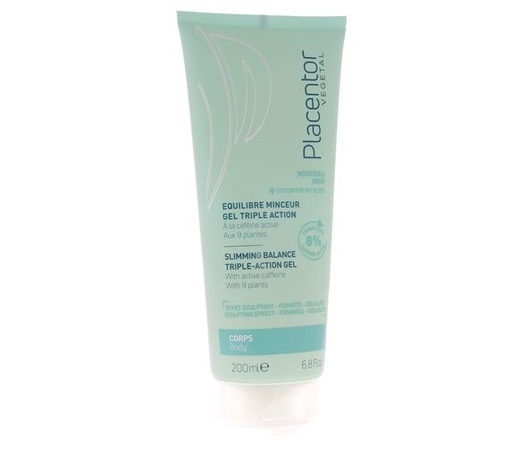 Gleichgewicht Schlankheitsgel mit dreifacher Wirkung Placentor végétal - Tube mit 200 ml - image 1