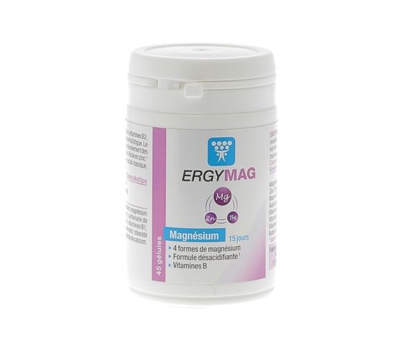 Ergymag Magnesium Nutergia - Packung mit 45 Kapseln