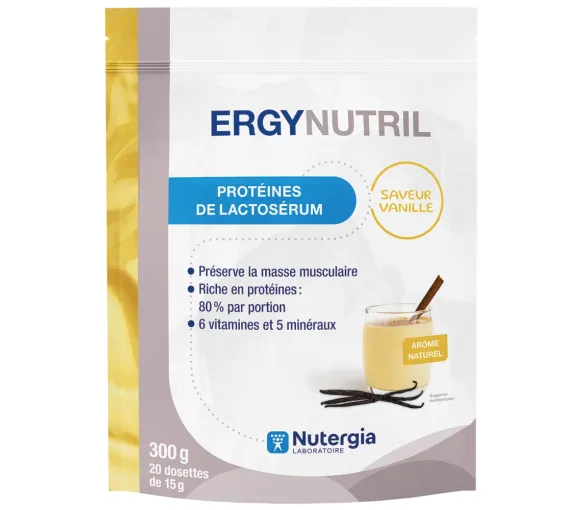 Ergynutril Whey-Protein Vanille Nutergia - 300g Beutel - image 1