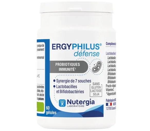 Ergyphilus Verteidigung Nutergia - Dose mit 60 Kapseln