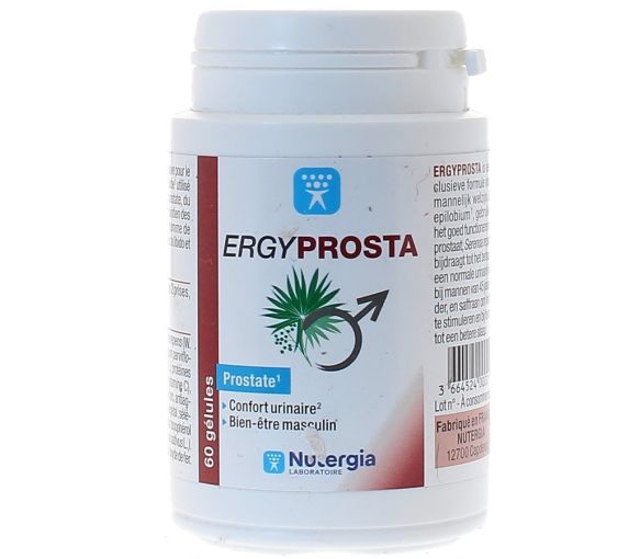 Ergyprosta Komfort für die männlichen Harnwege Nutergia - Packung mit 60 Kapseln