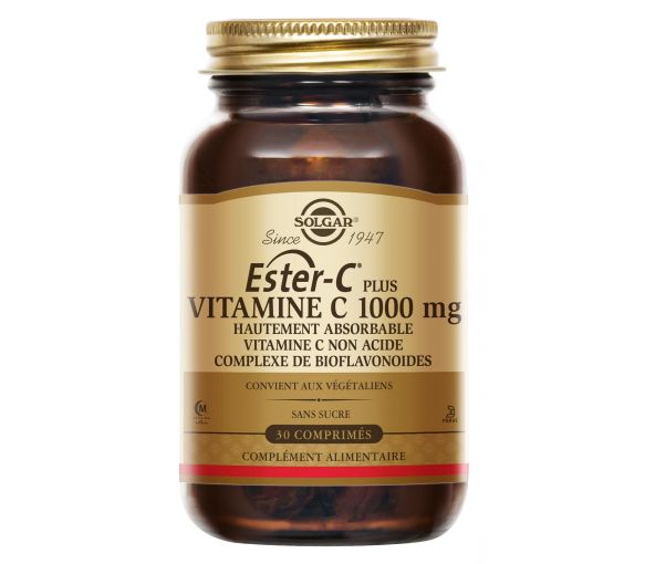 Ester C Plus Vitamin C 1000 mg Solgar - Dose von 30 Tabletten - image 1