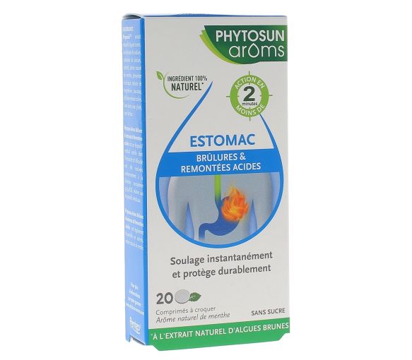 Magenbrennen und saurer Reflux Phytosun Arôms - Packung mit 20 Kautabletten - image 1