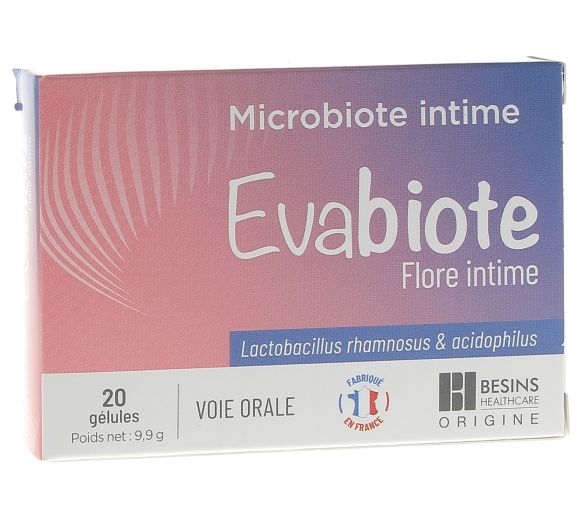 Evabiote intime Flora Besins Healthcare - Packung mit 20 Kapseln - image 1