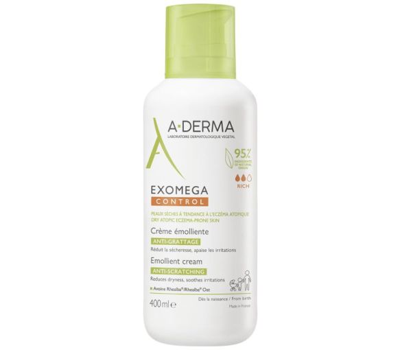 Exomega Control Emollient Cream A-derma - Flasche mit 400 ml - image 1