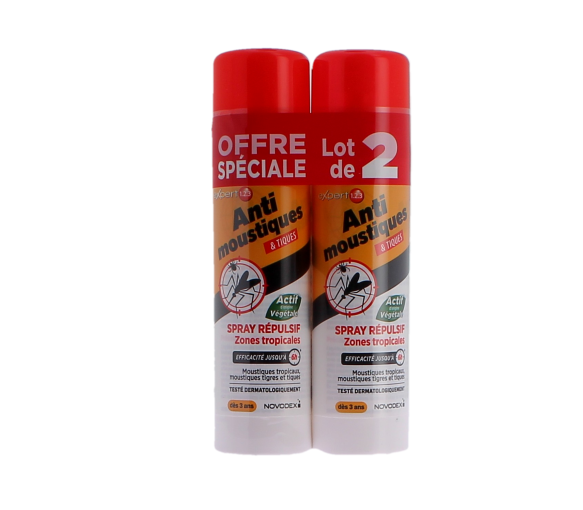 Expert 123 Insektenschutzspray gegen Mücken und Zecken Novodex - 2er-Pack mit 100ml Sprays - image 1