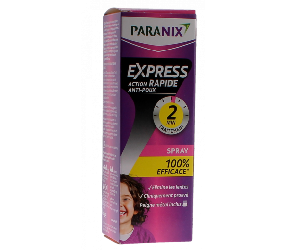 Express Spray gegen Läuse Paranix - Spray von 95ml + ein Kamm - image 1