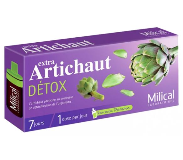 Extra Artischocke Detox Milical - 7 Ampullen zu 10 ml - image 1
