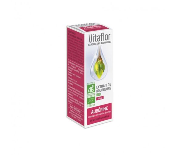 BIO-Buds Extrakt Weißdorn Vitaflor - Flasche mit 15 ml