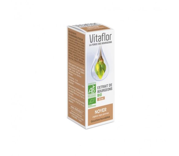 Extrakt aus BIO-Walnussknospen Vitaflor - Flasche mit 15 ml