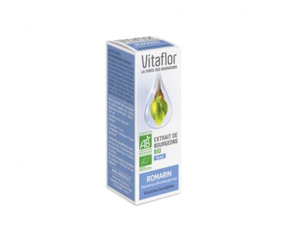 Extrakt aus BIO-Rosmarin-Buds Vitaflor - Flasche mit 15 ml
