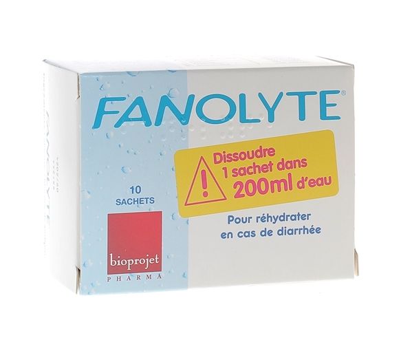 Fanolyte Diätetische Zubereitung zur Rehydrierung - Packung mit 10 Beuteln