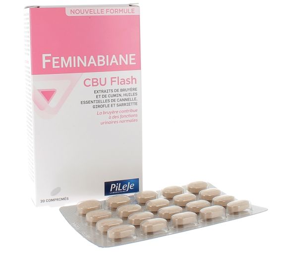 Feminabiane CBU Flash Pileje - Packung mit 20 Tabletten