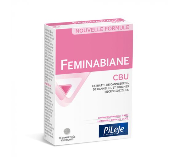 Feminabiane CBU Pileje - Packung mit 30 Tabletten