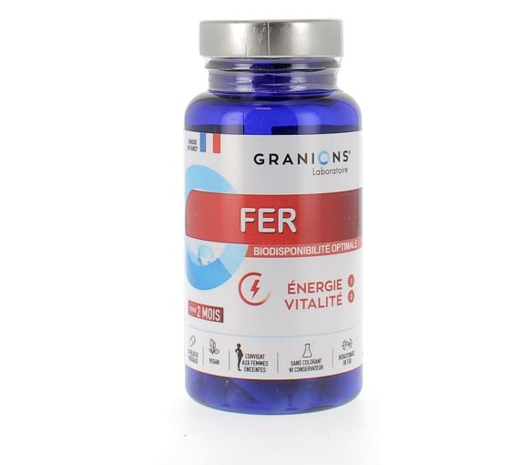 Fer Granions - Packung mit 60 Kapseln