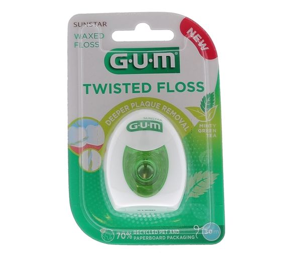 Twisted floss GUM - Zahnseide von 30m