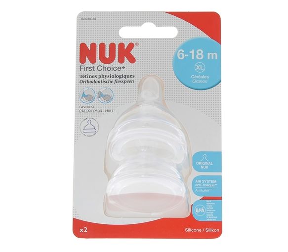First Choice + Physiologische Schnuller 6-18 Monate NUK - 2 Schnuller - image 1