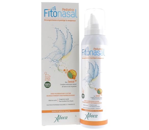 Fitonasal Pediatric dekongestiert und schützt die Schleimhaut Aboca - Sprühflasche mit 125 ml