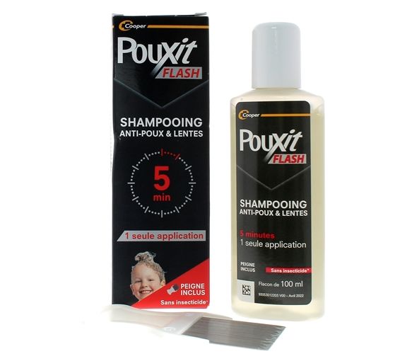 Flash Läuse- und Nissen-Shampoo Pouxit - Flasche mit 100 ml